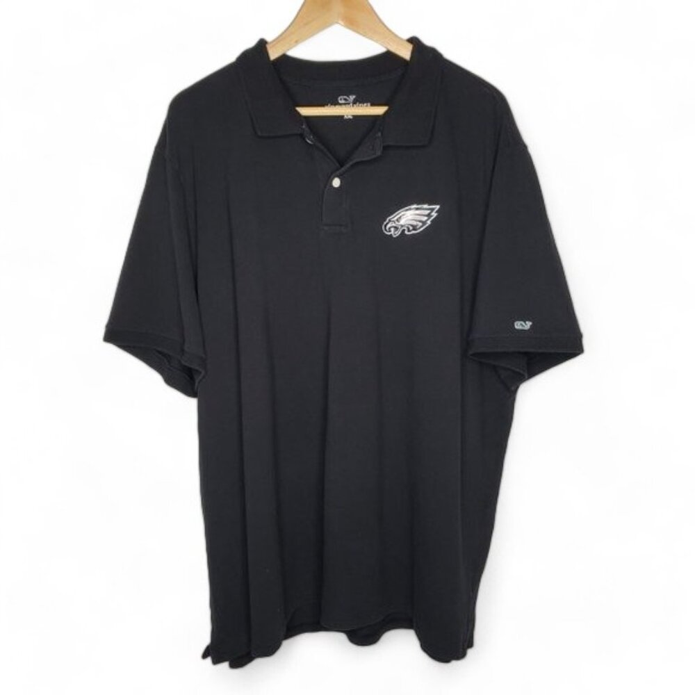 Vineyard Vines Polo Men's Philadelphia Eagles Football Embroidered Logo XXL